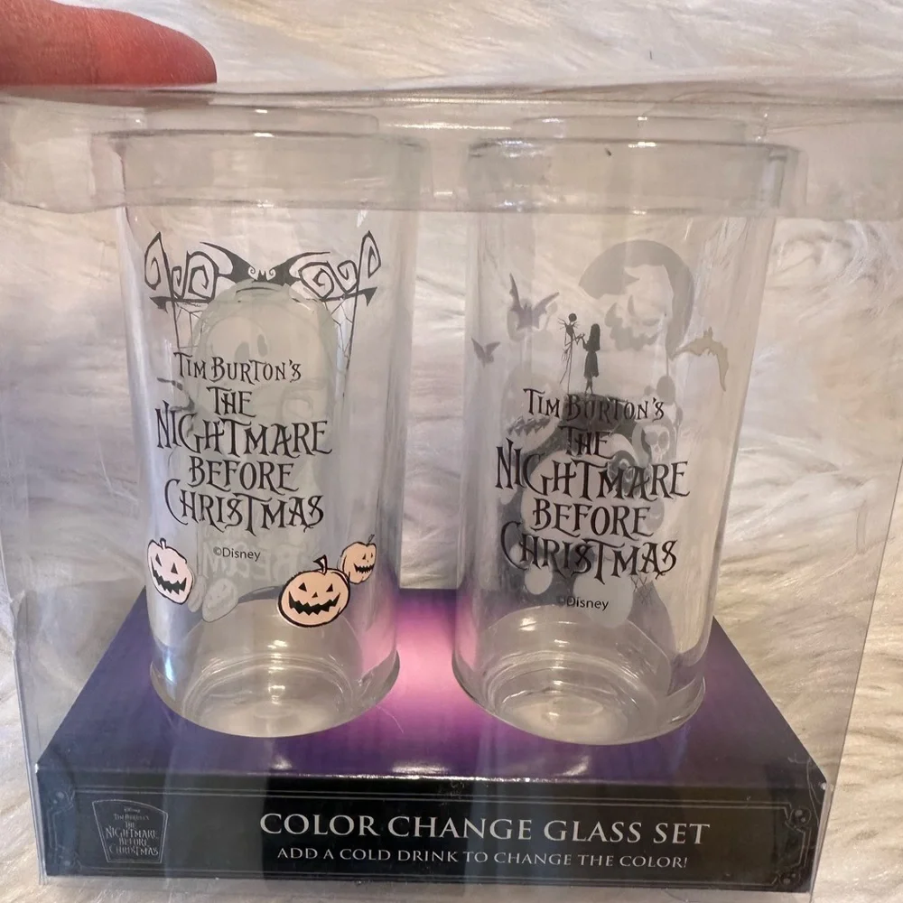 Nightmare Before  Christmas Color Changing Glasses